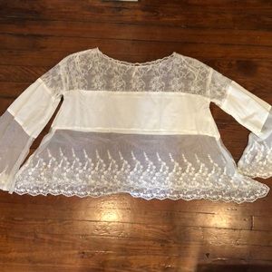 Free people sheer top